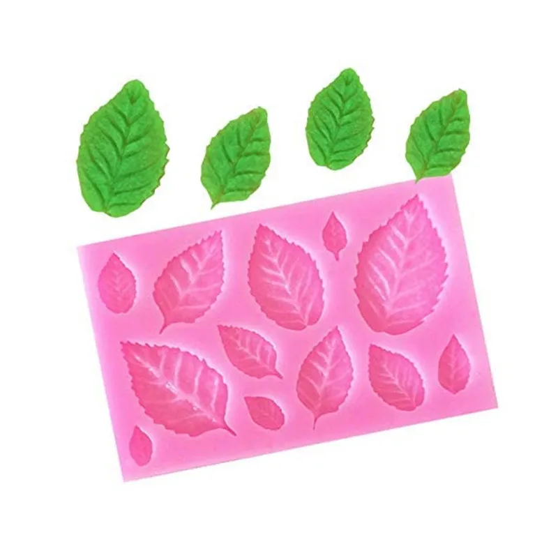 Женская силиконовая форма пуговицы с перьями и сахаром для помадки инструменты