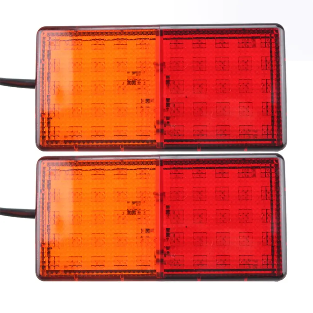 

Autos Plastic LED Taillight Rear Tail Safe Warn Traffic Signal Lights 50LEDs Emergency Lamp Traffic Beacon Signal Lights