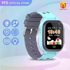 Imported Children Smart Watch SOS Antil-lost Phone Voice Call Smartwatch For Kids Sim Card Photo Camera Water