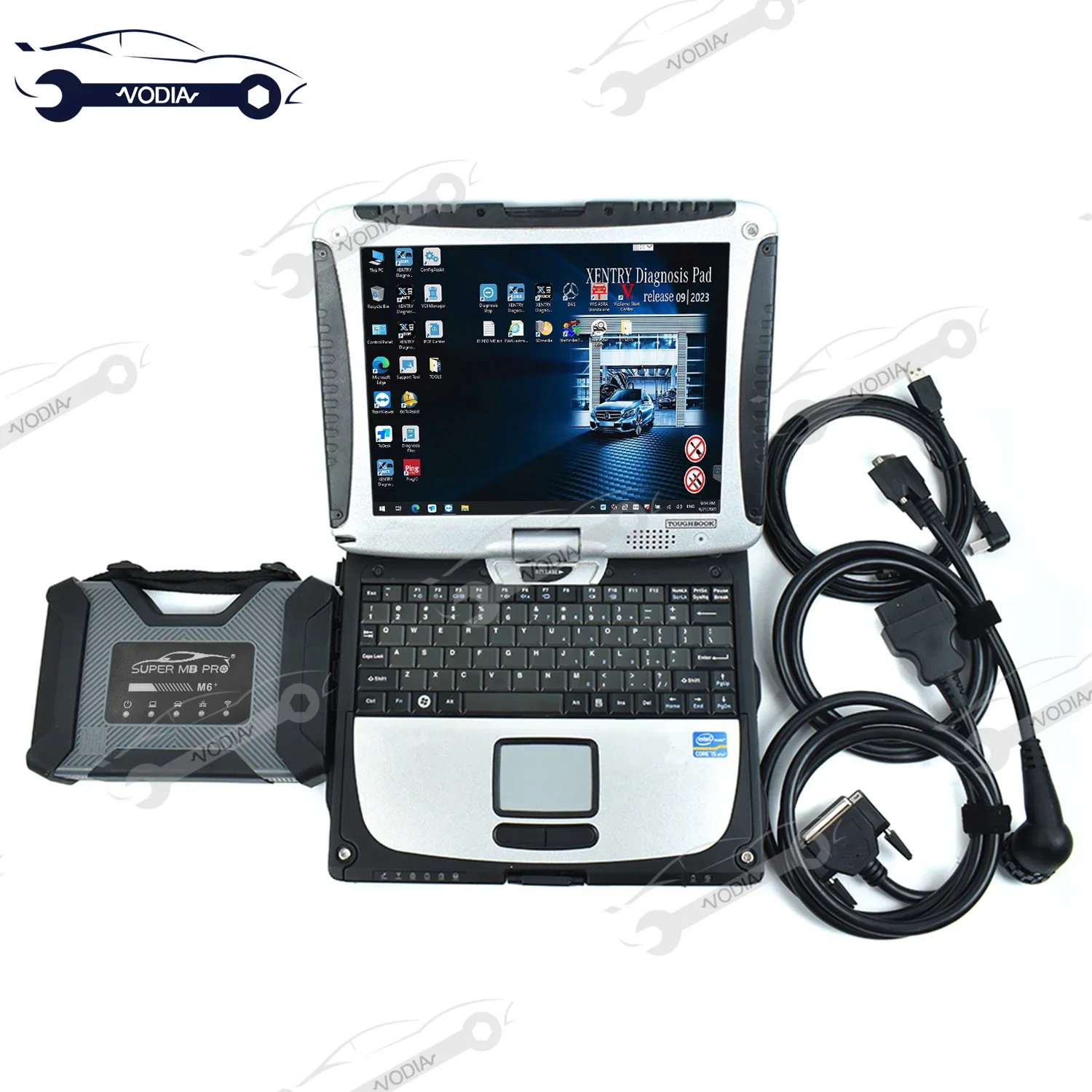 Диагностический инструмент DoIP M6 Super MB Pro/M6 Star полнофункциональный с ноутбуком cf19