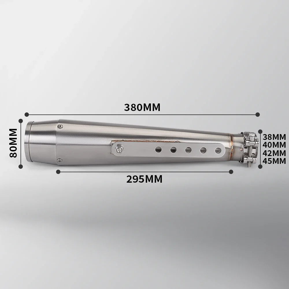 Подходит для выхлопной трубы Harley Prince в стиле ретро соединительный порт 38/40/42/45 мм