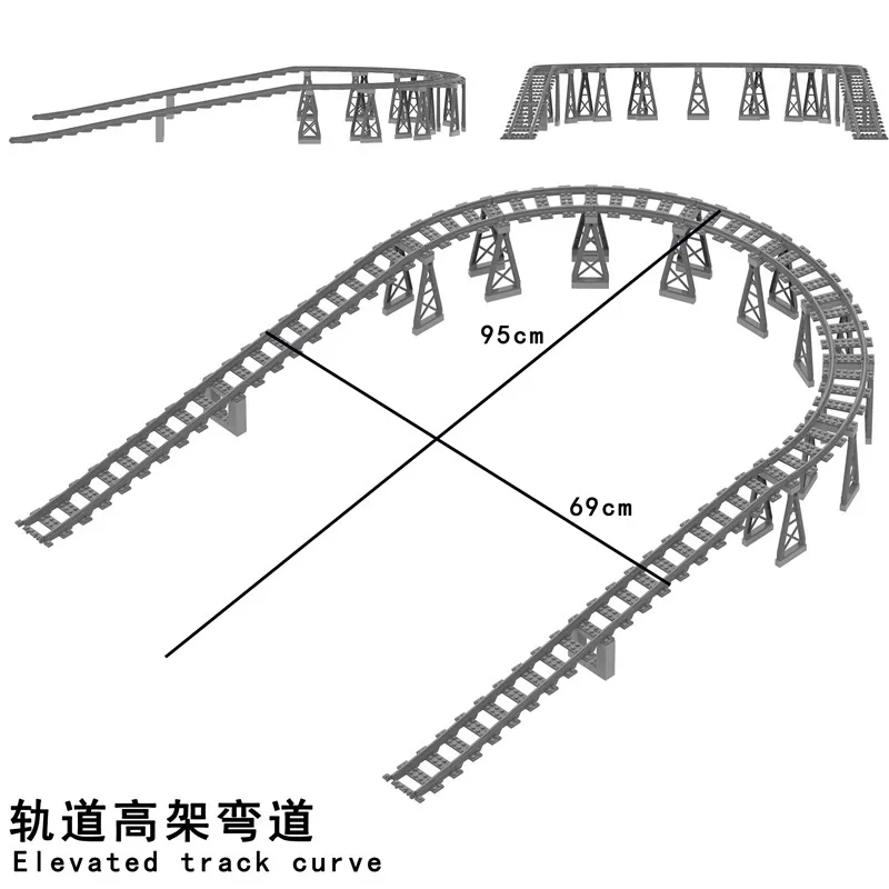 Город МОС поезда мост гибкий переключатель железной дороги рельсы Электрический