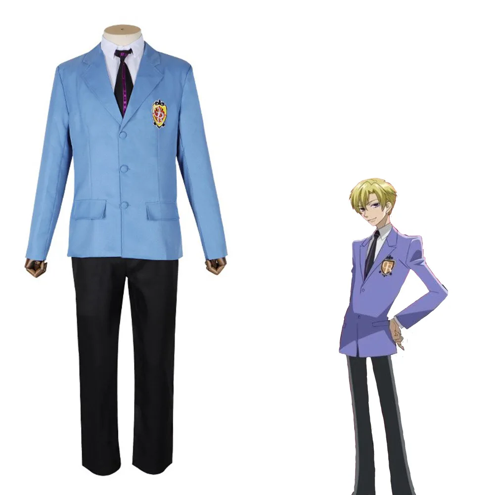 

Ouran High School Host Club Fujioka Haruhi Tamaki Suou Cosplay Costume Uniform Pants Outfits Halloween Carnival Suit