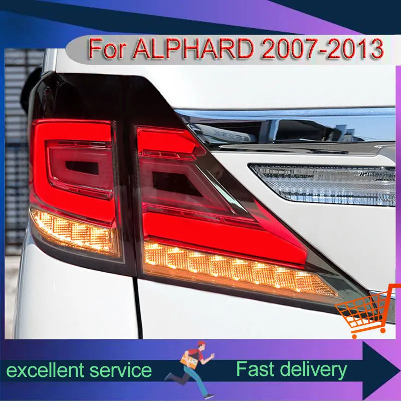 Стайлинг автомобиля для Toyota Elfa 07-14 обновленный задний фонарь в сборе DRL серии 20