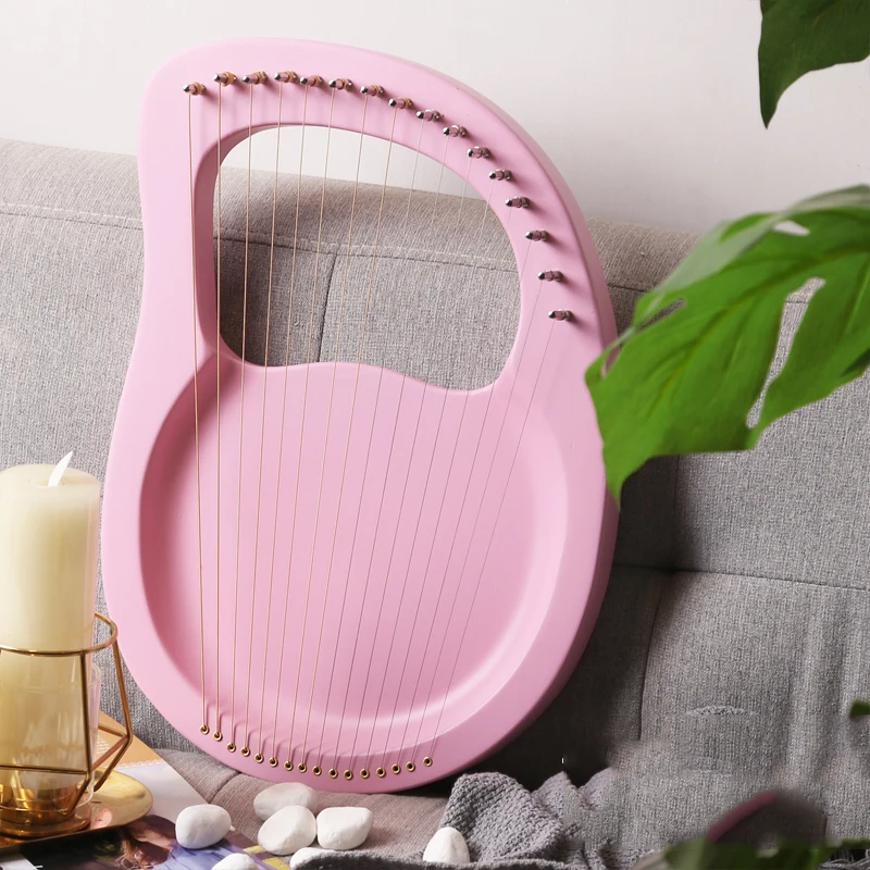 19 String Kids Harp Instrument Toys Chinese Design Women Harp Music Gifts Traditional Adults Intrumentos Musicais Music Supplies enlarge