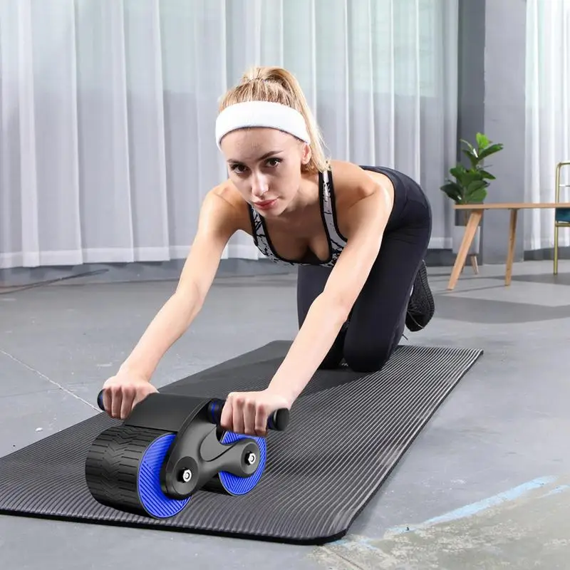 

Automatic Rebound Aabdominal Wheel 2023 New Wheels Roller Domestic Abdominal Exerciser, Ab Roller Wheel Exercise Equipment