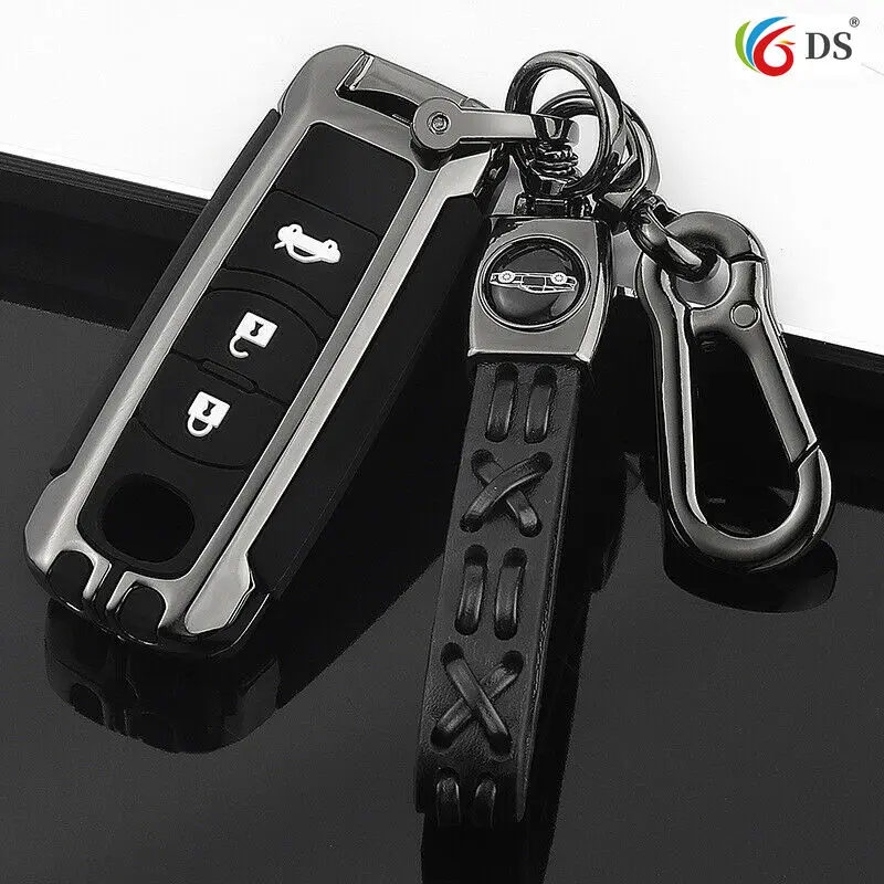 

3 Buttons Zinc Alloy Car Key Fob Case Cover For Mazda CX4 CX5 CX-5 CX-7 CX-9 MX5 2 3 6 Axela Atenza 2010-2018 Auto Accessories