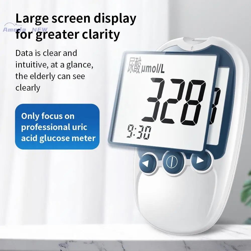 Uritu 2ln1 U10 Тестер мочевой кислоты Сечевая кислота Тест-полоски для измерения