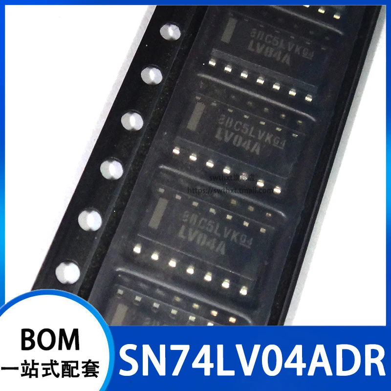 10PCS  SN74LV04ADR  SN74LV04AD LV04A  Logic chip  SOP-14 3.9mm