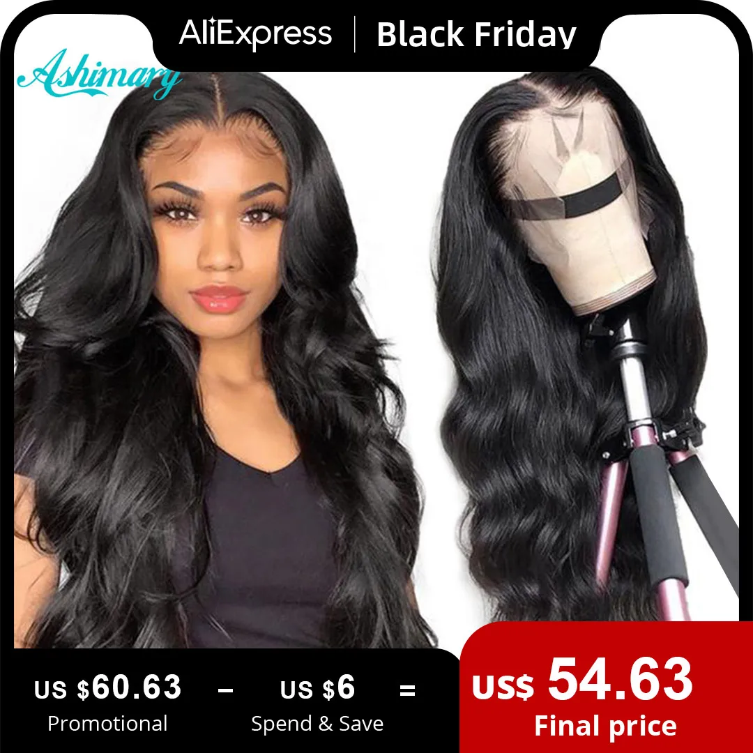 Ashimary 4x4/6x6/5x5 HD Lace Closure Wig Human Hair Body Wav