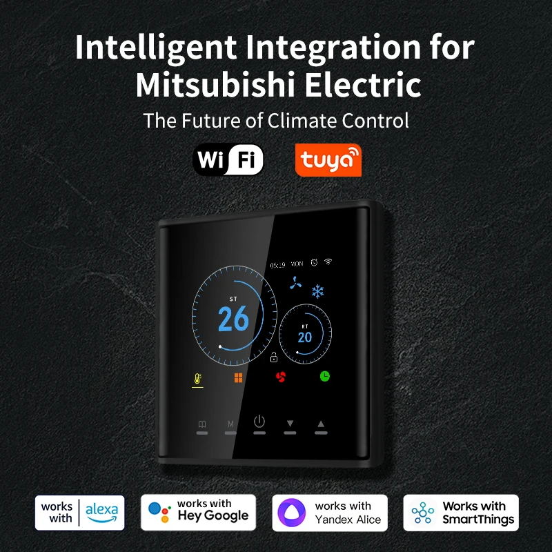 

Смарт-термостат для Mitsubishi Electric Fujitsu(Ogeneral) Tuya Wifi VRF
