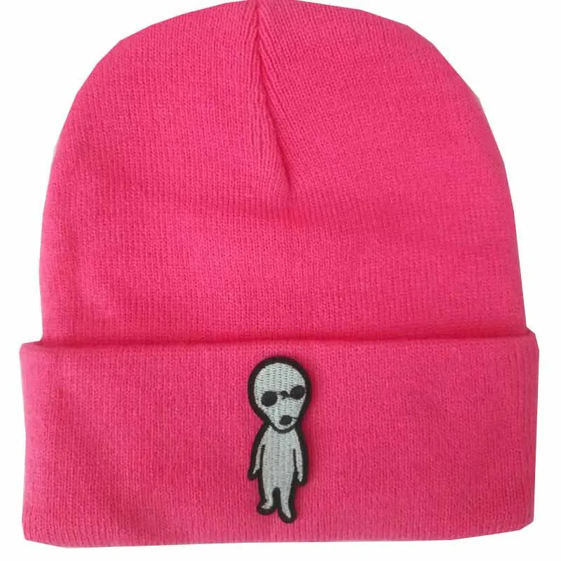 New Spring Knitted Hats Alien Hat Gift Caps Outdoor 2022 Men's and Women's Party Skull |