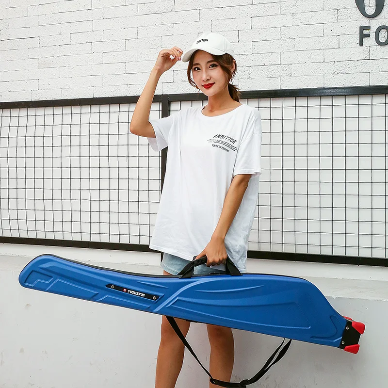 New hard shell big belly fishing rod bahai pole hand throw lu ya ganji package bag |