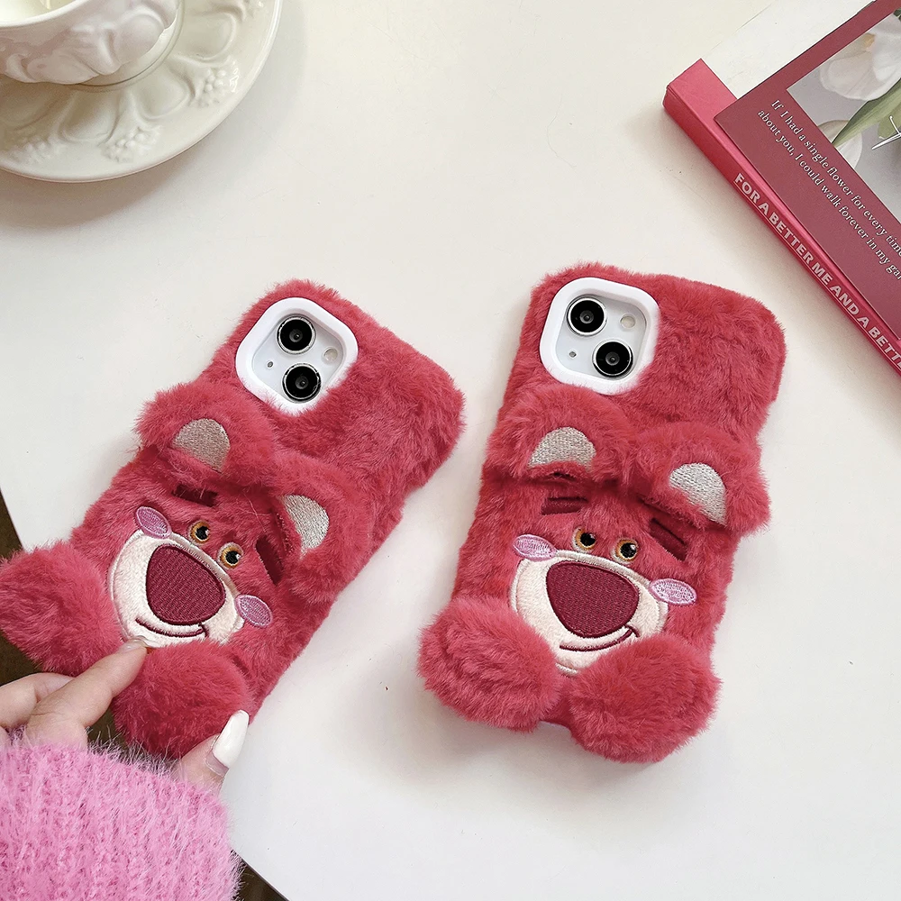 

Disney Toy Story Lotso Phone Case For Iphone 11 12 13 14 Pro Max X Xs Xr 7 8 Plus SE 2020 Cartoon Plush