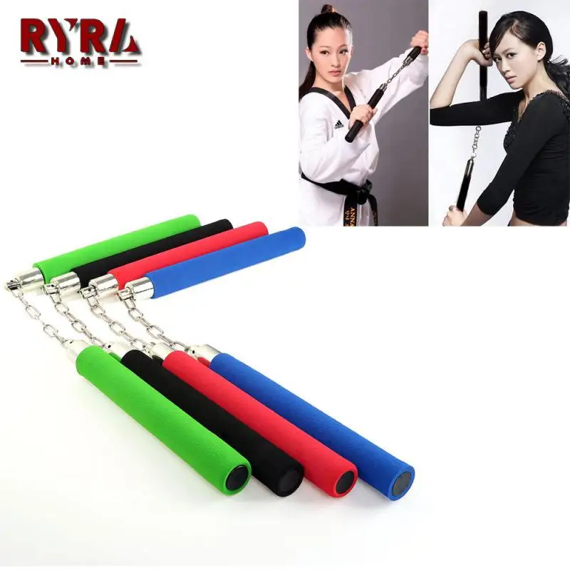 

4 Colors Bruce Lee Nunchuck Arts Products For Kids And Beginners Practice Martial Arts Kung Fu Foam Padded Martial Nunchakus