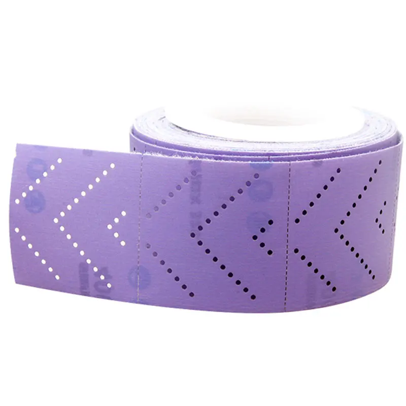 12 м длинный рулон высококачественной ручной наждачной бумаги фиолетовый