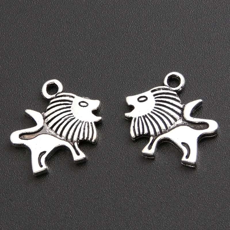 25 шт. серебряный цвет мужское ожерелье браслет 13x14 мм A1674 распродажа