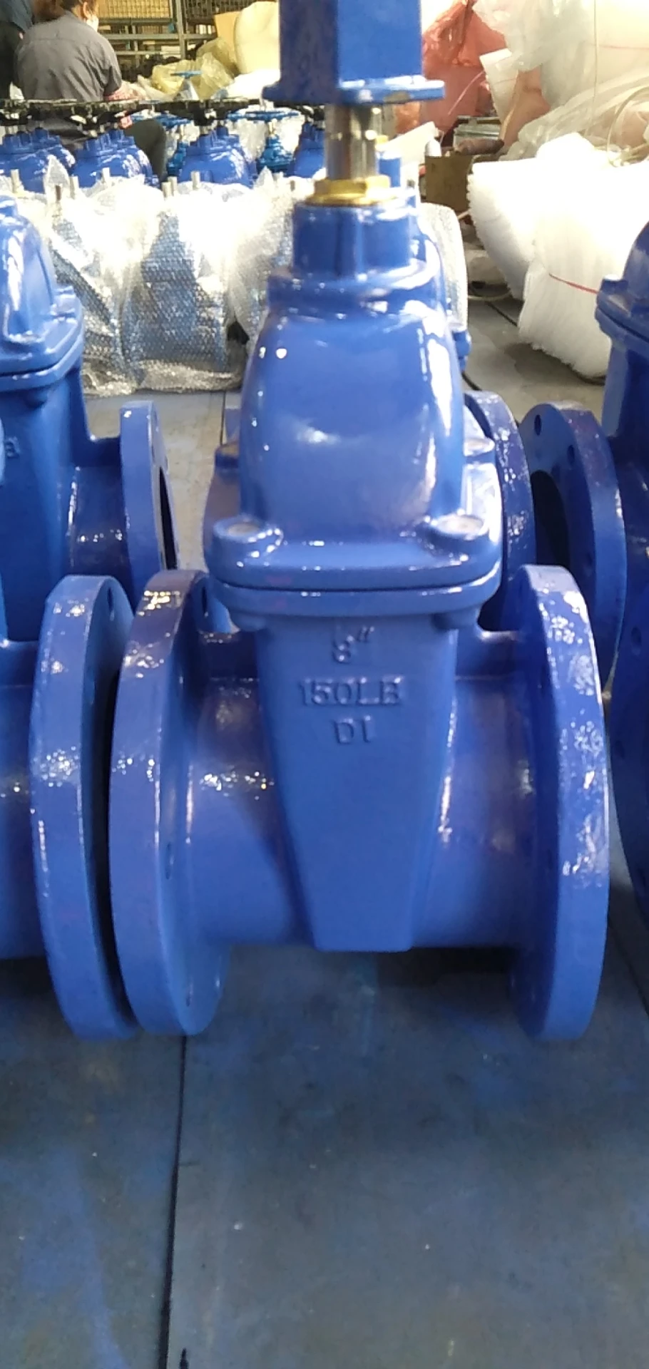 AWWA C515 Канальный чугунный маховик с эластичным водоуплотнением и водяным