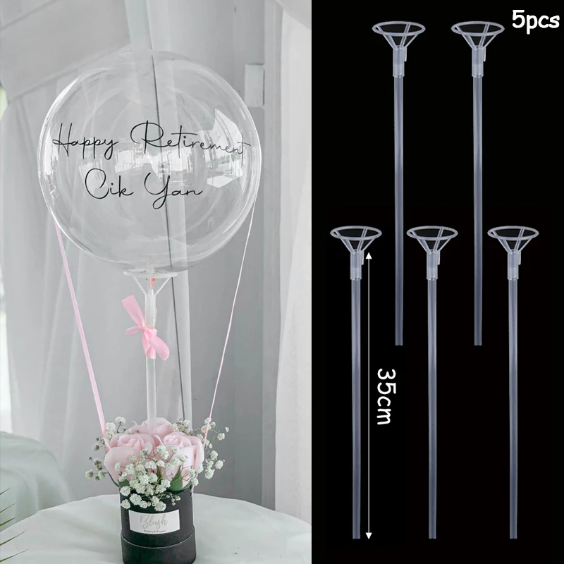 

35/70cm Birthday Party Decor Table Balloons Stand Wedding Balloon Decoration Baloon Stick Holder Column Birthday Balons Support