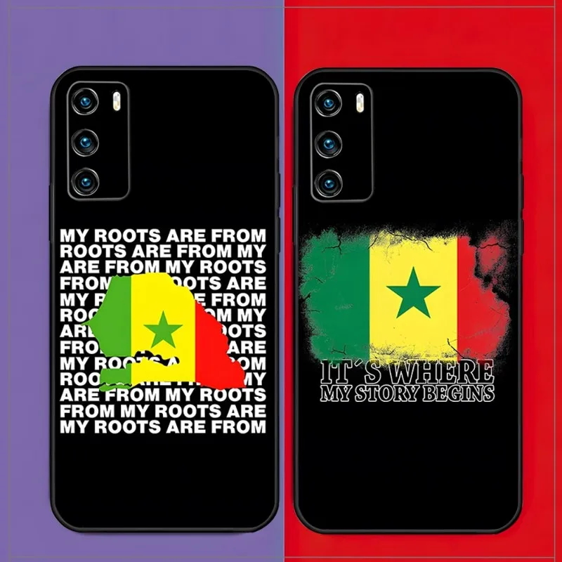 Флаг Сенегала чехол для телефона для Honor 50 50Pro 30 20 10 I Pro S SE V40 V30Pro V20 V9 V8 X30 X20 X10Max Macia Shell