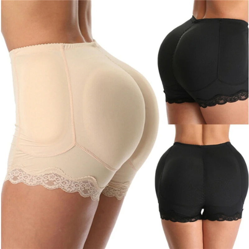 

Women 4pcs Pads Enhancers Fake Ass Hip Butt Lifter Shapers Control Panties Padded Slimming Underwear Enhancer Hip Pads Pant