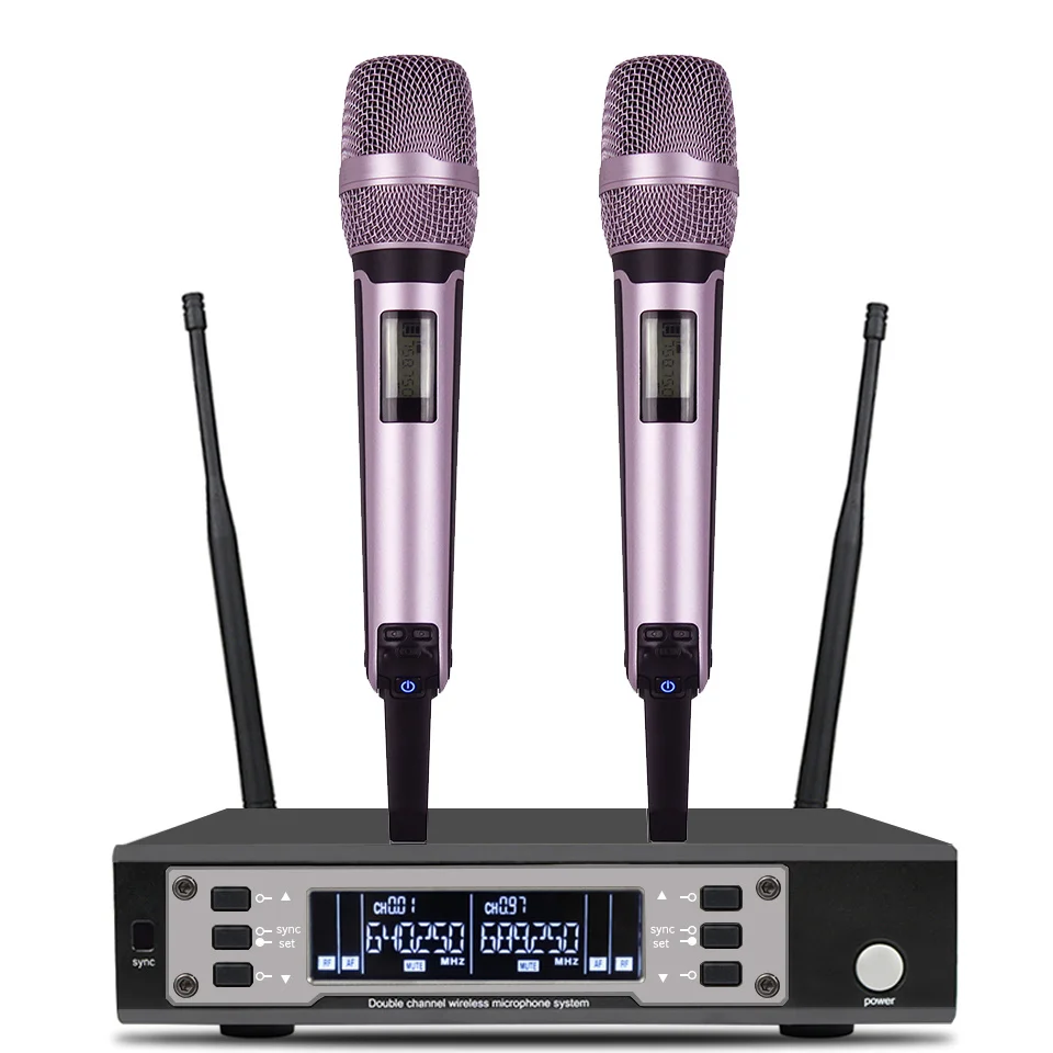 

EW135G4 UHF Longue Distance Double Canal Portable Professionnel Sans Fil Microphone Système Scène Performance Dynamique Sale
