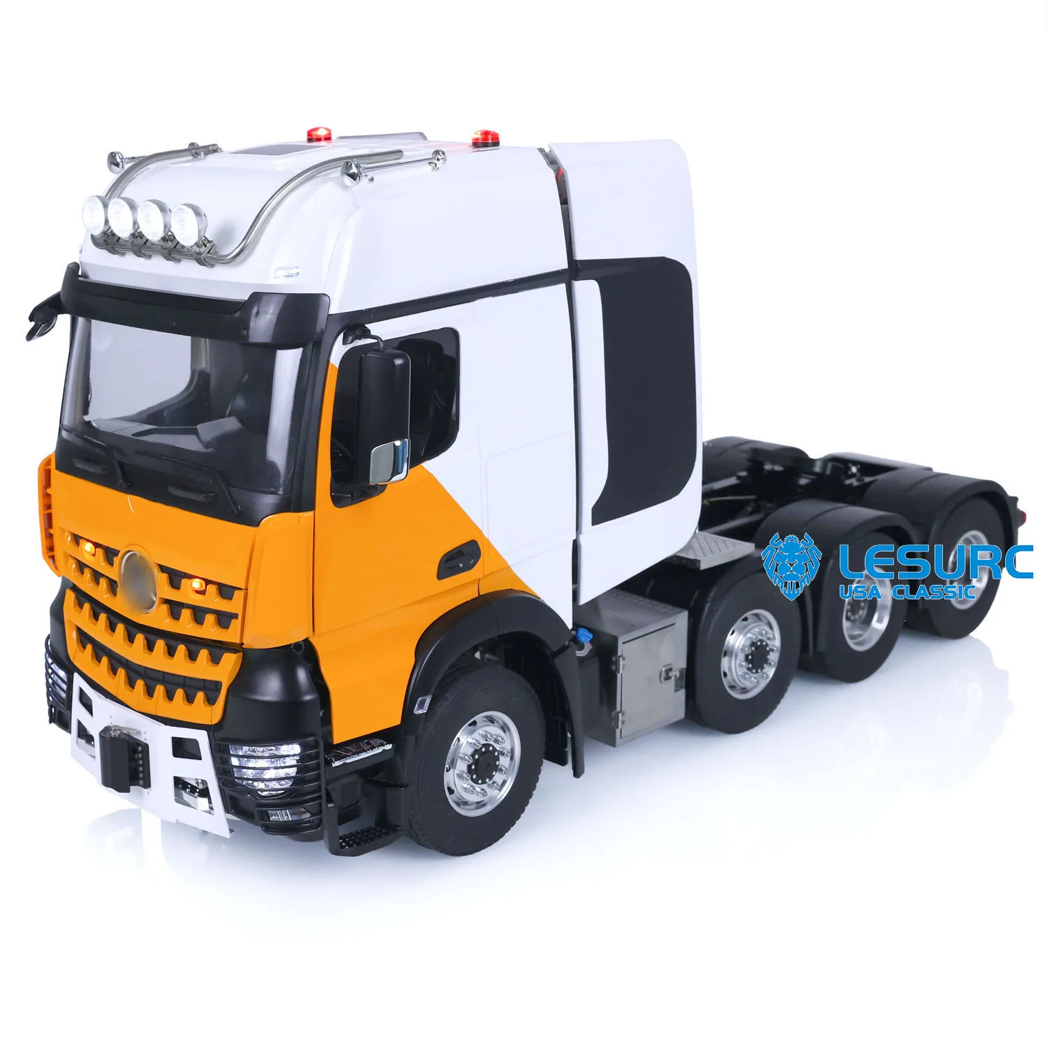 

Lesu Metal 1/14 RC Tractor Truck Openable Cab DIY 3363 1851 Finished Model Radio Control Car ESC Motor Servo
