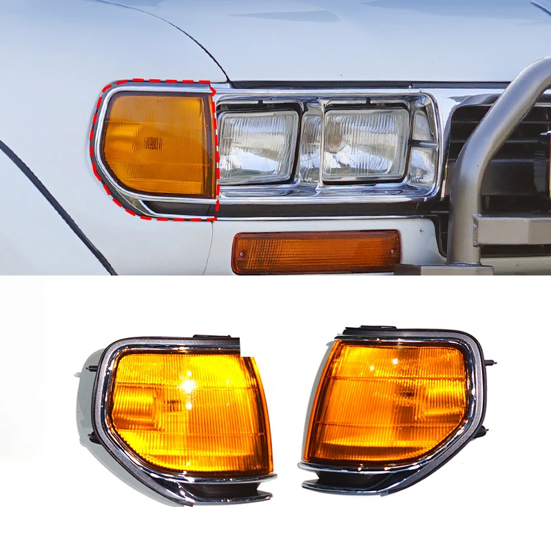 

Сигнальная лампа в сборе для Toyota LC80 Land Cruiser, американская версия, угловой светильник FJ80, модифицированные аксессуары Land Cruiser серии 80