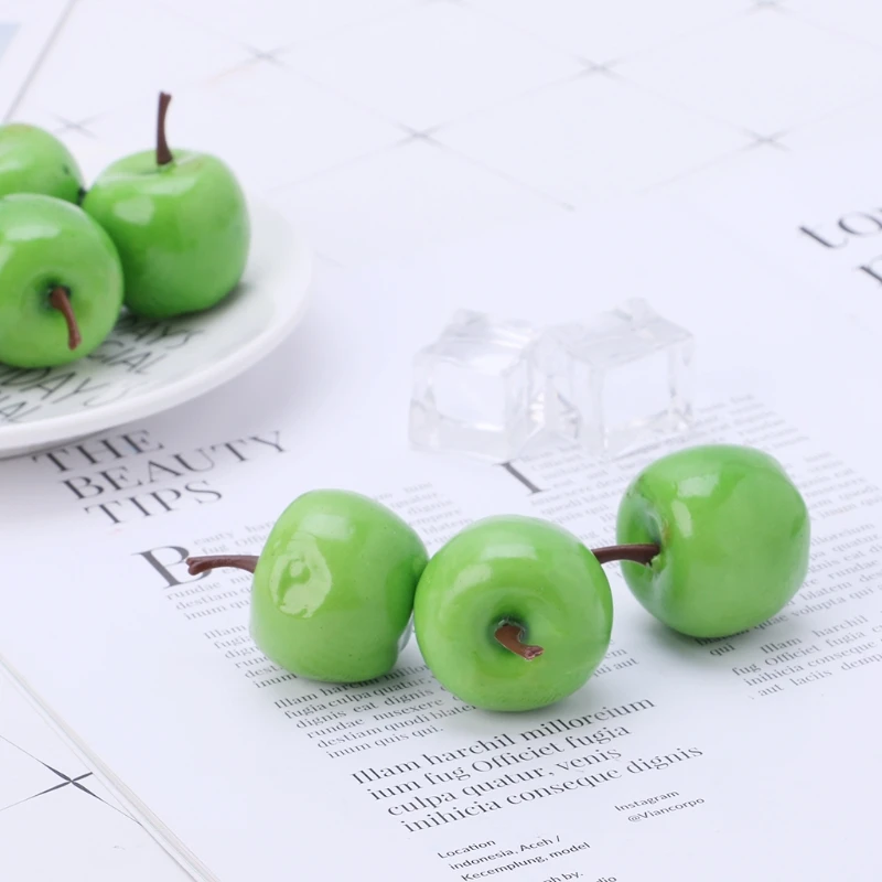 

20pcs Lifelike Simulation Artificial Apple Fake Fruit Disply Home Party Decor