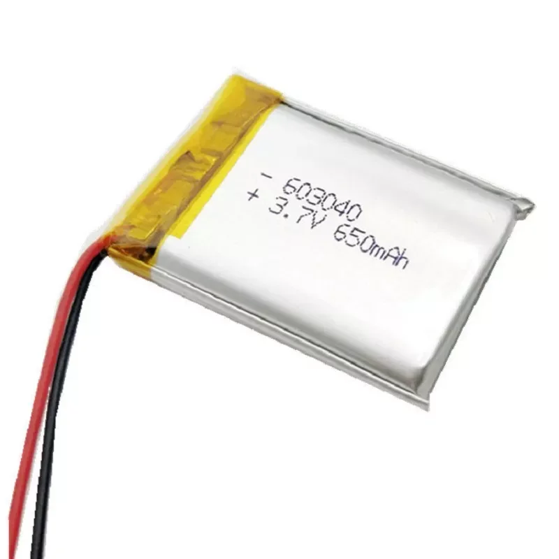 

NEW IN 650mah battery 603040 lithium ion li-polymer battery For PAD DVD E-book bluetooth headset Rechargeable battery accumulato