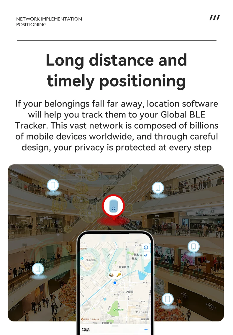 Фото Смарт-тег JOYWAY, сертифицированный Mfi, Itag, умный анти-потерянный ключ, трекер для багажа, 3 шт. №4