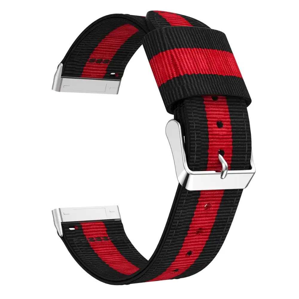 Nylon Strap for fitbit Versa3 band Smart watch nylon bracelet Watchband Sport Bracelet for Fitbit Sense band Accessories
