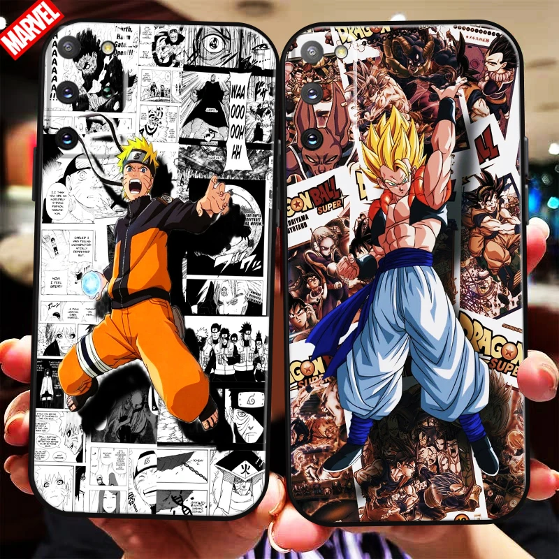 

Dragon Ball Naruto One Piece For Samsung Galaxy S22 S21 S20 Ultra FE 5G S22 S21 S20 S10 10E S9 S8 Plus Phone Case