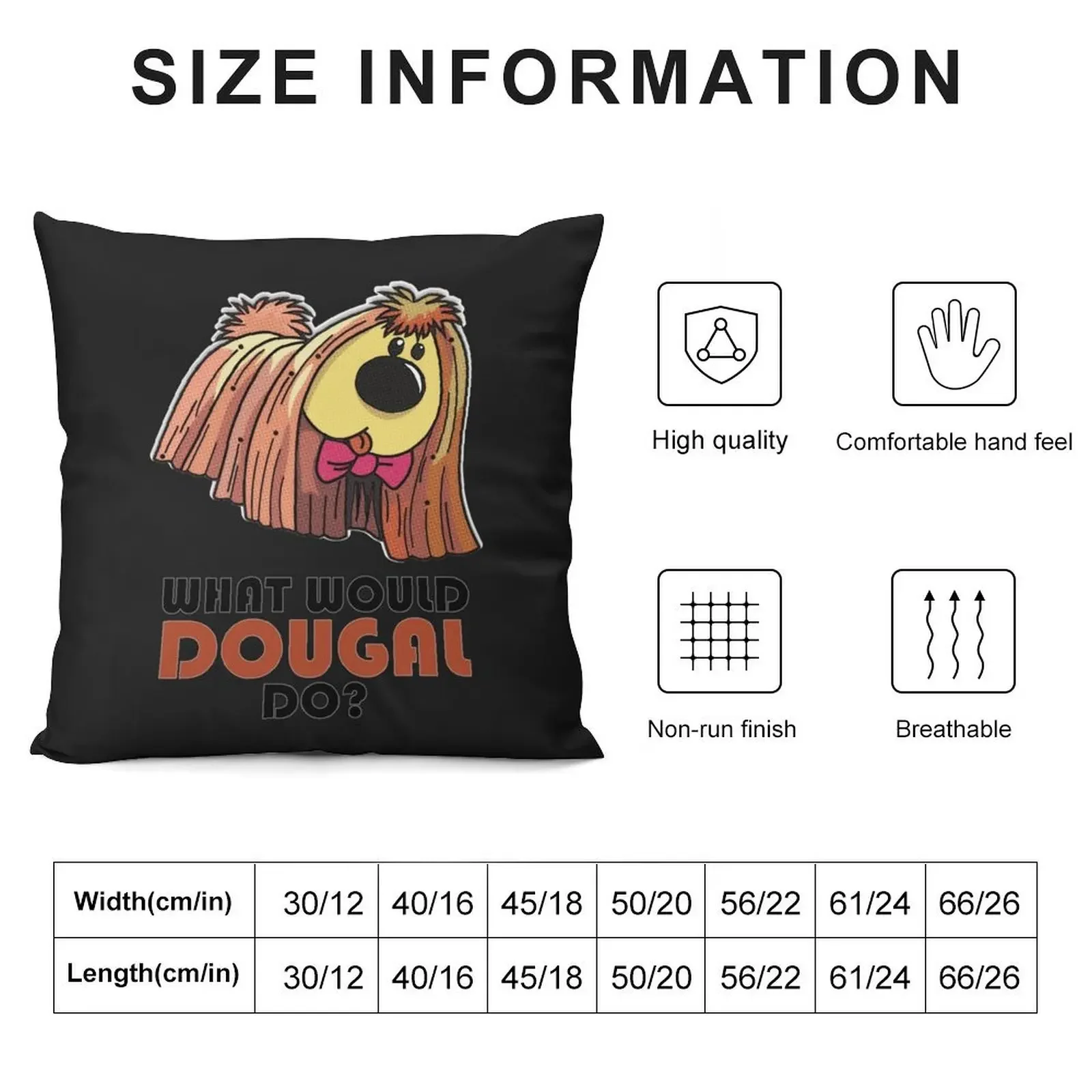 Ретро 1970-х годов Dougal Magic Roundabout Logo Design Классическая футболка Подушка для девочек в