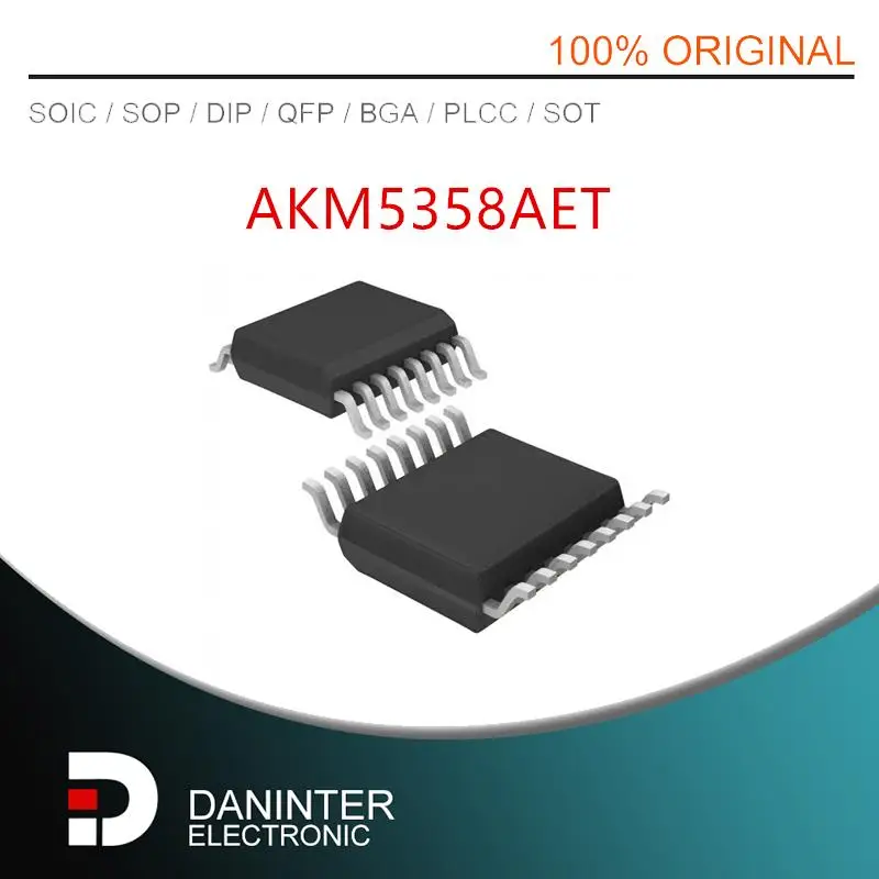 

AKM5358AET 5358AET AK5358AET-E2 AKM5358 AKM5358AET-E2 TSSOP16 10 шт./партия
