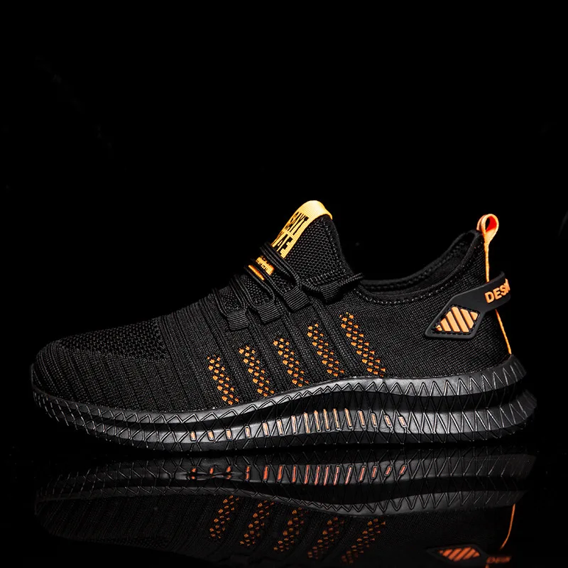 

Fashion Men Sneakers Running Shoes Mesh Casual Shoes Lac-up Breathable Lightweight Walking Sneakers Men Shoes Summer Tenis Shoes