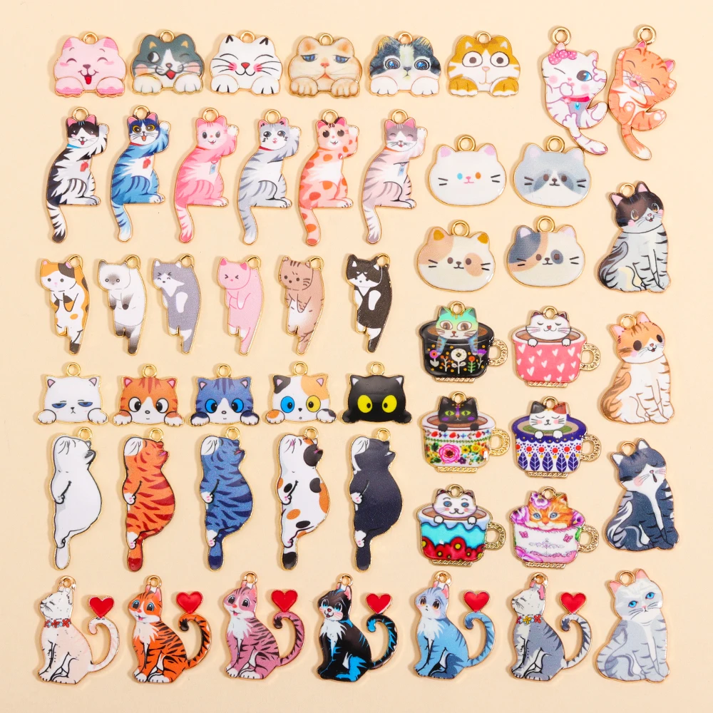 Набор подвесок Kawaii котик RUWENSHU