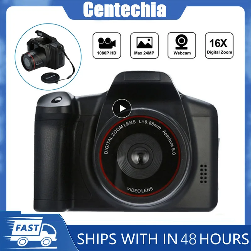 

Camcorder 2.4-inch Screen Hd 1080p Vlogging Camera 16x Digital Zoom 30fps Photographic Cameras Handheld Video Camera For Youtube