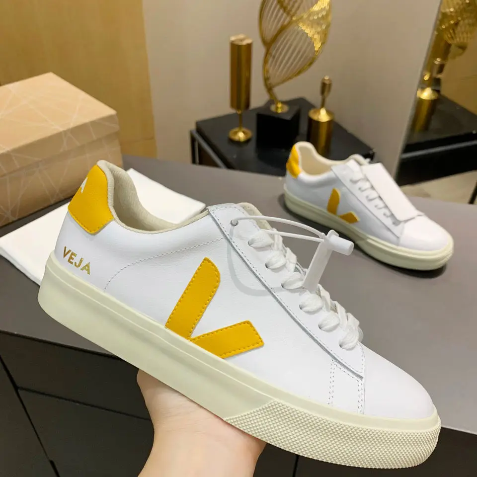 

Womens Sneakers Men's Classic White Shoes Unisex Fashion Couples Veja Shoes Vegetarianism Style Size 36-46