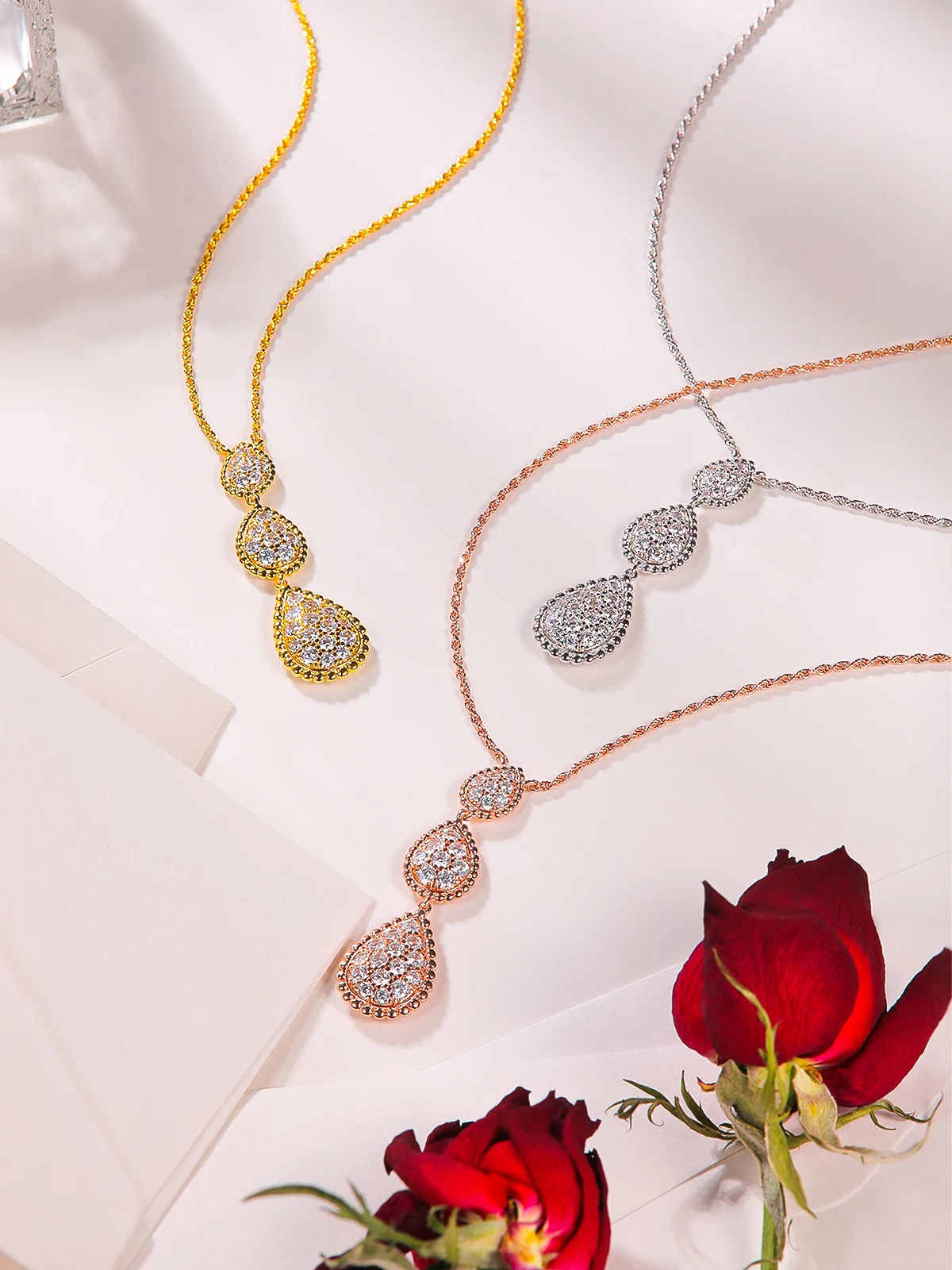 TYYL брендовый праздничный кулон в виде груши женское 14-каратное позолоченное