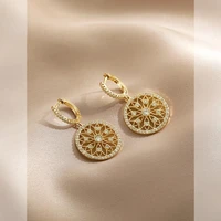 imitation diamond hoop earrings for women statement long big circle summer earring trendy jewelry new gifts