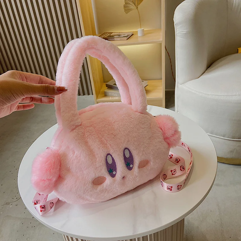 Kawaii плюшевый Кирби сумки мягкие рюкзаки для девочек аниме ie сумка-мессенджер