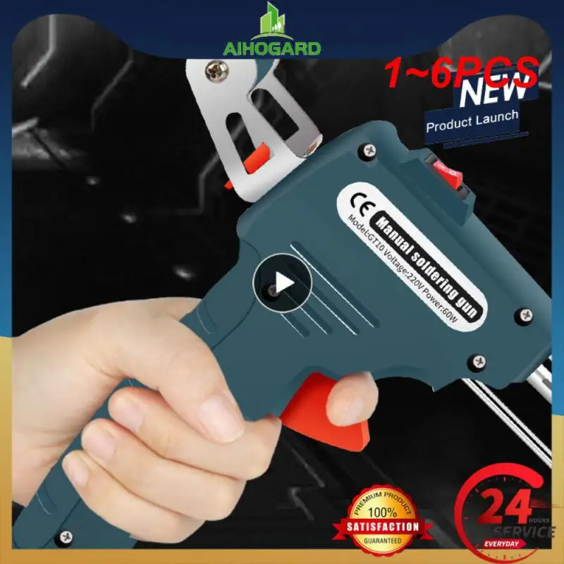 

1~6PCS Automatically Soldering Gun 110V/220V 60W US/EU Plug Hand-Held Internal Heating Automatically Send Tin Gun Welding Repair
