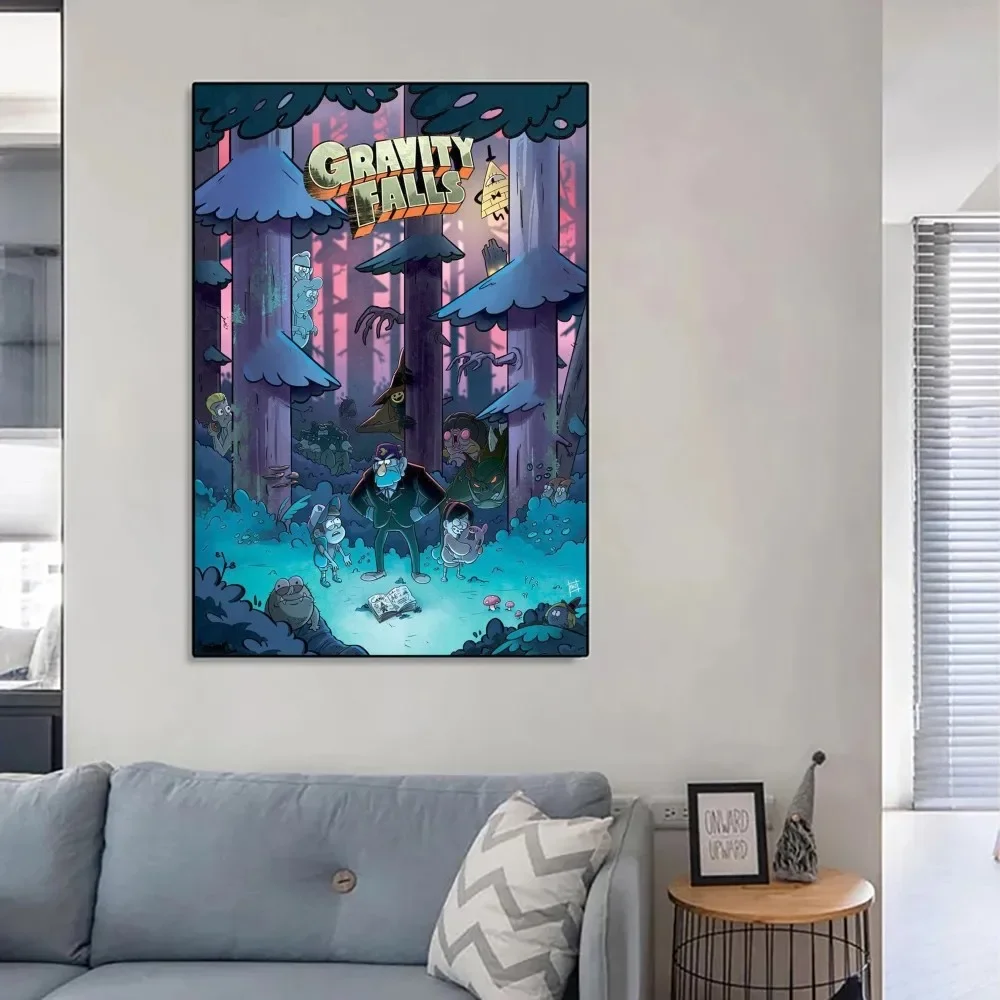 G-Gravity's Cartoon Falls винтажный стиль плакат-наклейка для украшения дома и