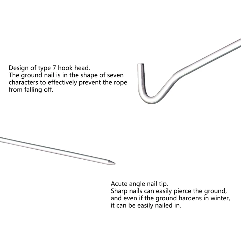 Алюминиевый сплав земные гвозди анкеры аксессуар для палатки кемпинга на