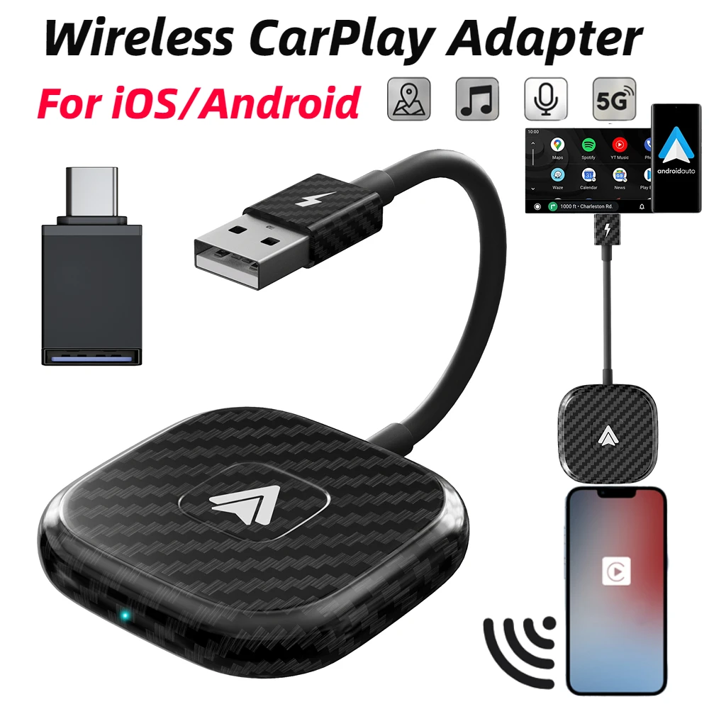 

Автомобильный адаптер для iPhone, 2,4 ГГц, 5 ГГц, Wi-Fi, Bluetooth, 5,0