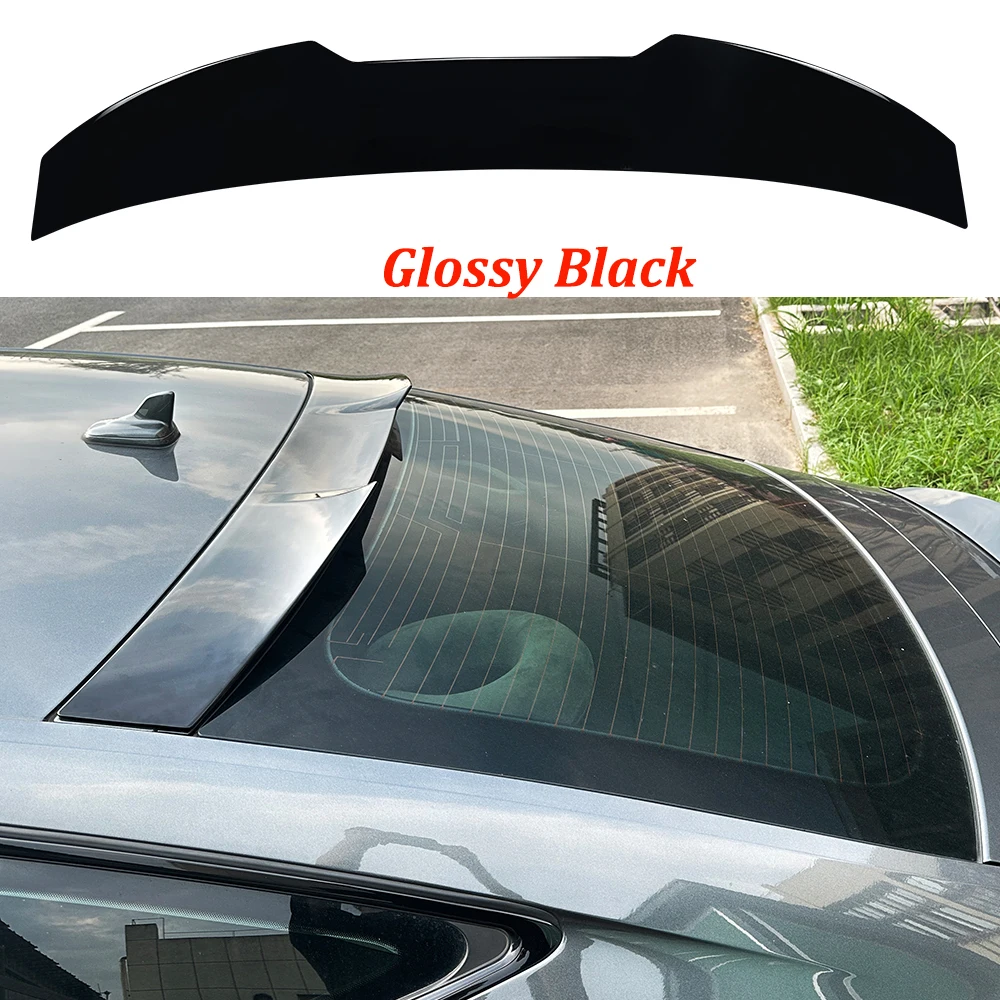 

Задний верхний спойлер на крыло для Audi A7 S7 C8 2019 + спойлер на крышу багажника автомобиля с фиксированным крылом, комплект кузова автомобиля, модификация