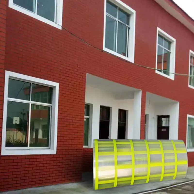 1 рулон 10 м окрашенная лента с кирпичным узором для наружной стены в помещении и