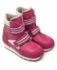 Ботинки детские 23012  кожа, БОМБЕЙ малиновый