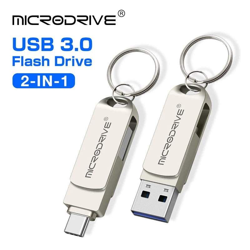 

OTG флеш-накопитель USB 3,0 64GB 128GB 256GB U Disk поставляется с бесплатным подарком TYPE-C 16G Pen Drives 32GB memory Stick